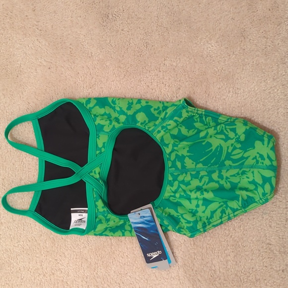 Speedo Girls Pro LT Swimsuit Size 8/24 Youth, NWT - Picture 3 of 5